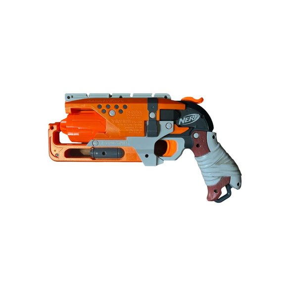 Nerf Zombie Strike Hammershot Revolver Nerf Blaster Tested & Works - Picture 2 of 6